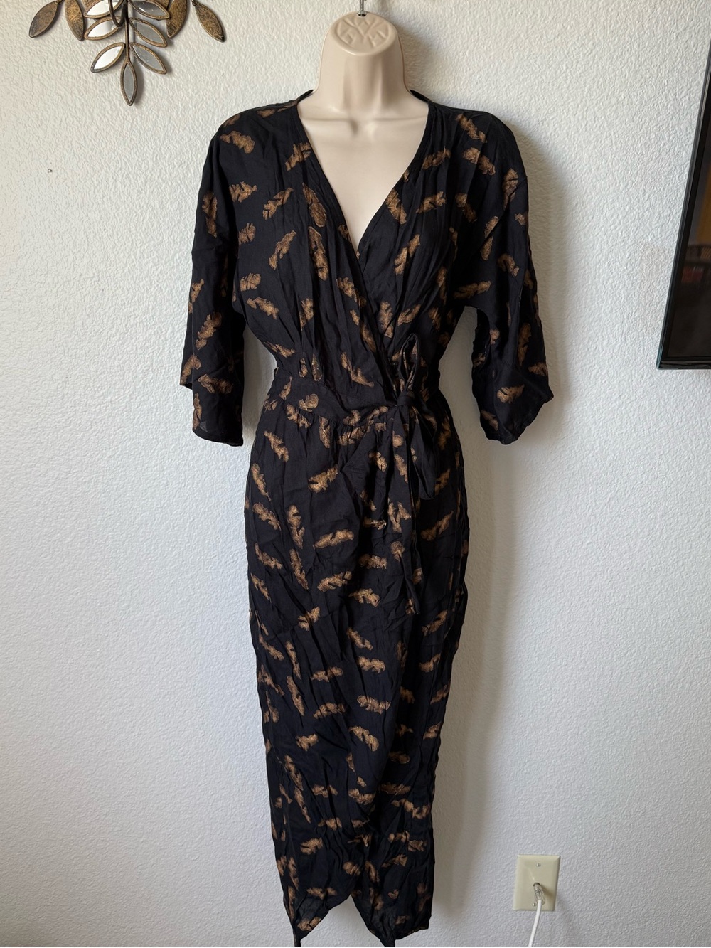 Wrap maxi dress
